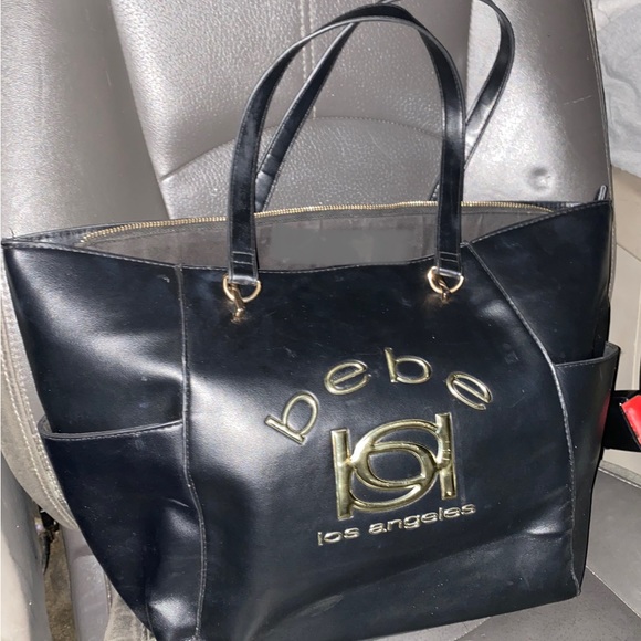 NICE Big Enough BEBE LA LOS ANGELES BAG PURSE - Picture 5 of 7